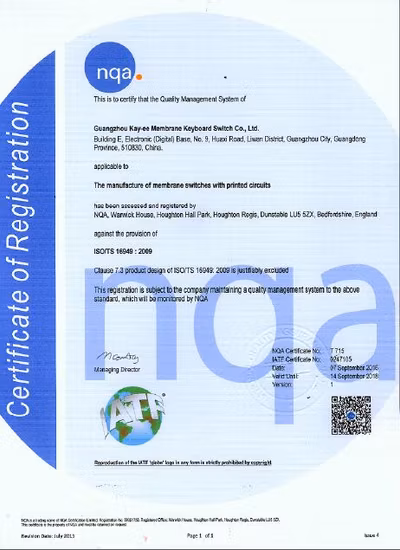Sovrapposizione del pannello grafico a membrana piatta personalizzata